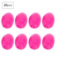 thumbnail image 2 of 20 Pcs Rubber Oval Colorful Beans Stopper Fishing Bobber Float Fishing Tools Accessory purple L, 2 of 8