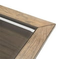 thumbnail image 6 of Michael Amini Del Mar Sound Wood & Glass Cocktail Table in Boardwalk Brown, 6 of 6