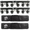 2 Chauvet DJ 6-SPOT LIGHT BAR TRI COLOR CHANGER DMX LIGHTS