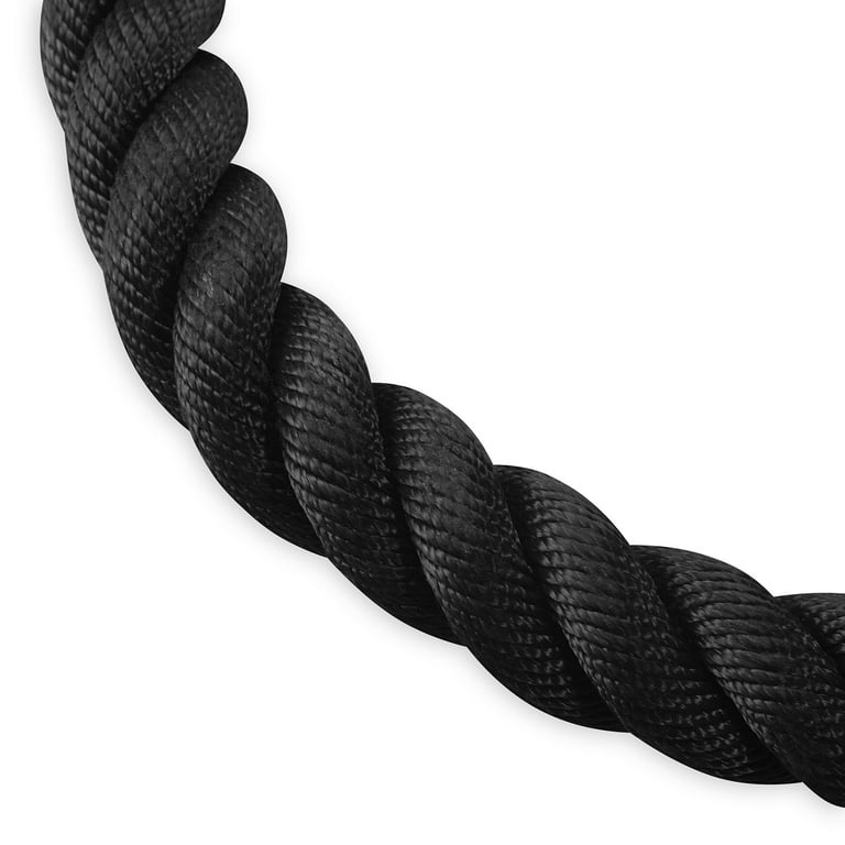 Reebok Battle Rope 18 ft, Size: One size, Black