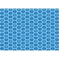 thumbnail image 1 of Ahgly Company Machine Washable Indoor Rectangle Transitional Neon Blue Area Rugs, 6' x 9', 1 of 1