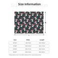 thumbnail image 5 of Rateoe Christmas Hat Cute Puppy A Pattern Flannel Throw Blanket, Ultra-soft Blanket for Bed, Couch, Car, Hypoallergenic Anti-pilling blanket-60"x50"(Horizontal), 5 of 6