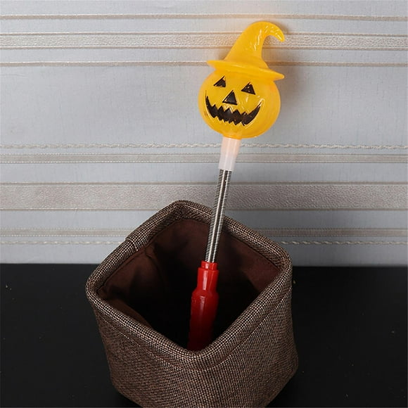 Halloween Pumpkin Lantern Hand Crank Glowing Gift Glow Stick Children Toys