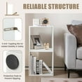 thumbnail image 5 of Costway 2 Tier Stackable Storage Cube Bookcase, White, 5 of 10