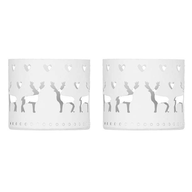 Candle Holders Centerpiece, Christmas Style Simple Modern Design Safe