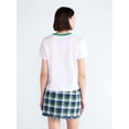 thumbnail image 3 of Free Assembly Women's and Women's Plus Cotton Cropped Boxy Tee with Short Sleeves, Sizes XS-4X, 3 of 5
