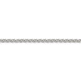 thumbnail image 2 of 925 Sterling Silver 3.5mm Diamond-cut Round Spiga Chain; 30 inch; Lobster Clasp; for Adults and Teens; for Women and Men, 2 of 4