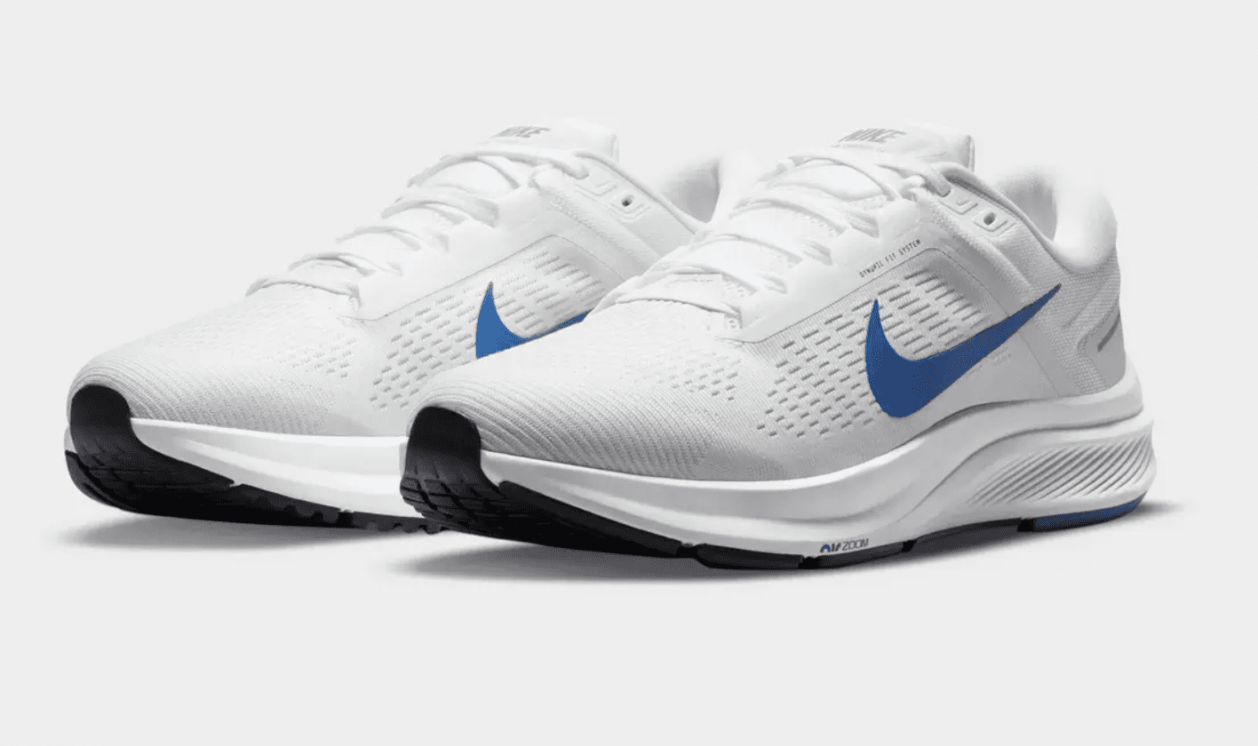 Nike Air Zoom Structure 24 Mens Running Trainers DA8535 Sneakers Shoes UK 9 US 10 EU 44, White Hyper Royal 100