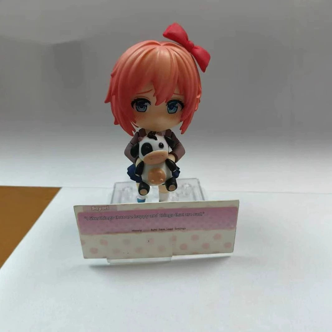 New Sayori (2250 Q Ver) Character Anime Model Statue Action Figures Desktop Ornament Popular Decorations Fan Souvenirs Creative Gift Collectable