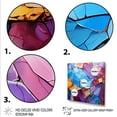thumbnail image 3 of Designart "Healing Crystal in Orange and Purple III" Landscapes Framed Wall Art - Orange Stone Geode Living Room Framed Canvas Art, 3 of 6