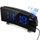 thumbnail image 1 of Reloj digital con radio FM, hogar, hotel, dormitorio, pantalla LED de 8 pulgadas, reloj de mesa de protección, número azul seitruly EL3015-02B, 1 of 2