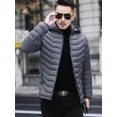thumbnail image 2 of Chaqueta de plumón ligera para hombre, parka acolchada corta con capucha, abrigos acolchados para hombre, abrigos de invierno de alta calidad, informales, 2024, 2 of 5