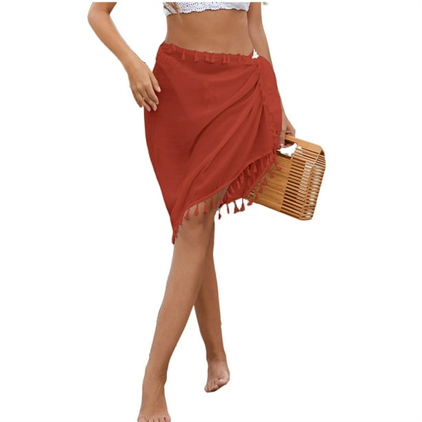 Sonducket de poliéster para mujer Faldas de playa de verano transpirables bohemias con estilo Type7 NO7