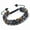 Onxy+Tiger's eye+Hematite, variant on EOEMY Men'S Triple Protection Natural Black Obsidian Hematite Tiger'S Eye Bracelet-Hematite+White Cat Eye