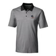 thumbnail image 2 of Men's Cutter & Buck Black Delaware Fightin' Blue Hens Big & Tall Forge Tonal Stripe Stretch Polo, 2 of 3