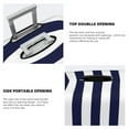 thumbnail image 5 of Gaeub Navy Blue And White Stripes Elastic Luggage Cover with Concealed Zipper Dust-Proof Luggage Cover Protector - 18-32 inch - Medium, 5 of 9