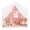 Pink, variant on Spaco Kid's Play Tent with Washable Cotton Mat and Flag Banner, Play House for Kids Ages 3-10, Ideal Gift Option for Kids, Orange
