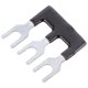 thumbnail image 3 of 20pcs TB1503 Double Row Screw Terminal Shorting Strip Shorting Strips Red, 3 of 4