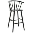 thumbnail image 6 of SAFAVIEH Blanchard Contemporary Bar Stool, Black, Set of 2 (21.7 in. W x 20.5 in. D x 41.5 in. H), 6 of 13