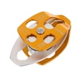 thumbnail image 1 of Polea de rodamiento de bolas doble 32KN para sistema de aparejos de bloque - Oro Sunnimix Polea doble, 1 of 5