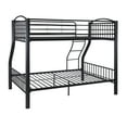 thumbnail image 5 of Powell Kalmia Heavy Metal Kid's Twin over Full Convertible Bunk Bed with Built-In Ladder, Black, 5 of 12