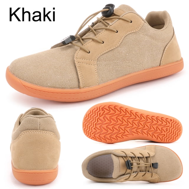 Slip On Running Shoes Walking Toe Cross Unisex Wide Barefot No Breatable para Al Aire Libre