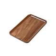 thumbnail image 2 of Beautynvta Wood Rectangular Serving Tray, Natural Wood Platter with Raised Edges, Multi-Use Tray for Coffee, Breakfast and Home Decor, 8x12 Inch, 2 of 6