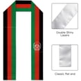 thumbnail image 2 of Afghanistan Flag Graduation Stole Graduate Shawl Sash Scraf Gift For Abroad Student International Study (Square), 2 of 6