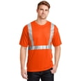 thumbnail image 1 of Cornerstone ®  - Ansi 107 Class 2 Safety T-Shirt.  Cs401 2Xl Safety Orange/ Reflective, 1 of 1