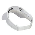 thumbnail image 2 of Los Angeles Embroidered Washed Cotton Visor - White OSFM, 2 of 5