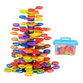 thumbnail image 4 of Juguetes Montessori de Bloques de equilibrio CUTICAT Juego de equilibrio 56 piezas, 4 of 8