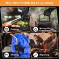 thumbnail image 3 of Guante para barbacoa, guantes universales para horno resistentes al calor hasta 800c, guantes antideslizantes resistentes al calor para horno, guantes para barbacoa, parrilla, horno, cocina y chi, 3 of 5