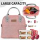 thumbnail image 4 of Lunch Bag Insulated Lunch Tote Bag with Adjustable Strap Reusable Lunch Box for Women/Men/Kids Leakproof Lunch Bags Portable Thermal Cooler Bag for Wo, 4 of 4