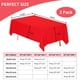 thumbnail image 3 of Mantel rectangular rojo Fixwal 152 x 259 cm, poliéster, paquete de 2, 3 of 7