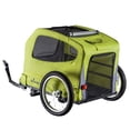 thumbnail image 4 of Schwinn Rascal Plus Pet Trailer for Bicycles, 16-Inch Wheels, 100lbs Capacity, Green, 4 of 6