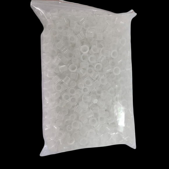 1000 Pcs Small Size S White Tattoo Ink Cups Caps For Needle Tip Grip Power Supply Professional Tools Hot