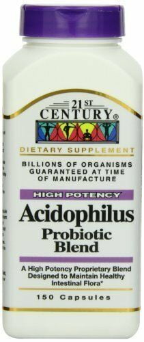21St Century Acidophilus Probiotic Blend Healthy Intestinal Flora, 150 Ct