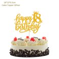 thumbnail image 1 of Decoración De Pastel De Feliz Cumpleaños 13 16 18 21 30 40 50 60 70, 1 of 4
