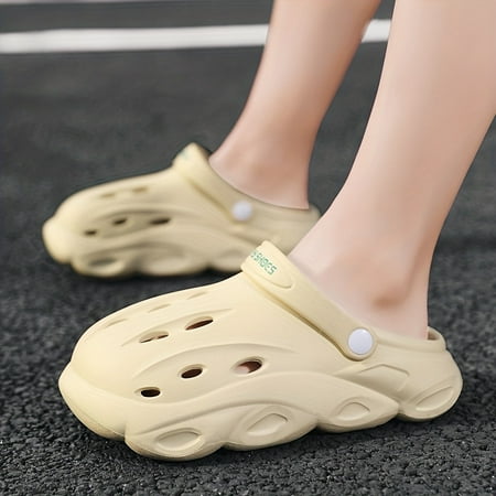 

Men s Casual Slip On Platform Clogs Unisex Outdoor Anti-skid Hollow Out Beach Essentials