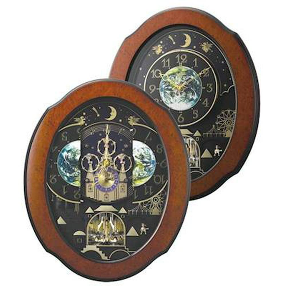 rhythm usa timecracker cosmos wall clock