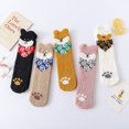thumbnail image 4 of Calcetines de invierno de polar coral para dormir para mujer, bonitos calcetines con dibujos de cachorros, calcetines gruesos y cálidos para el suelo, calcetines de toalla para adultos, 4 of 6