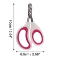 thumbnail image 4 of 1 Pc Cortauñas Doble Agujero Duradero para Mascotas para Perro y Gato 3.94"x2.56" Rojo Rosa, 4 of 6