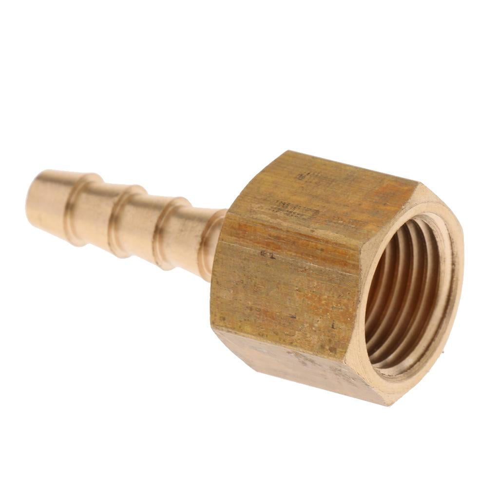 1/4 inch BSPx1/4 Brass Female Hose Fitting Connector Coupler Adapter Barb BSP 