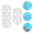 thumbnail image 4 of Shisuyan 5Pcs DIY Fish Tanks Glass Ornaments Desktop Mini House Toys Exquisite Fish Bowls, 4 of 9