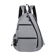 thumbnail image 1 of Almencla Pickleball Bag Tennis Backpack Badminton Racquet Pickleball Paddle Bag Gray, 1 of 8