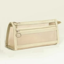 Clearance Pencil Pouch, Double Layered Transparent Mesh Pen Case Back to College