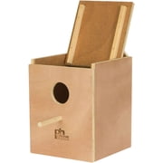Bilot BPV1103 Wood Inside Mount Nest Box for Parakeet