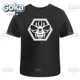 thumbnail image 5 of Camiseta clásica Steely negra para hombre camisas de entrenamiento paquete de camisetas de algodón para fanáticos deportivos, 5 of 6