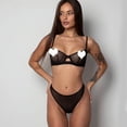 thumbnail image 4 of Lencería sexy con estampado de leopardo, sujetador francés, malla ultrafina, conjunto sexy transparente, neonapa, 4 of 6