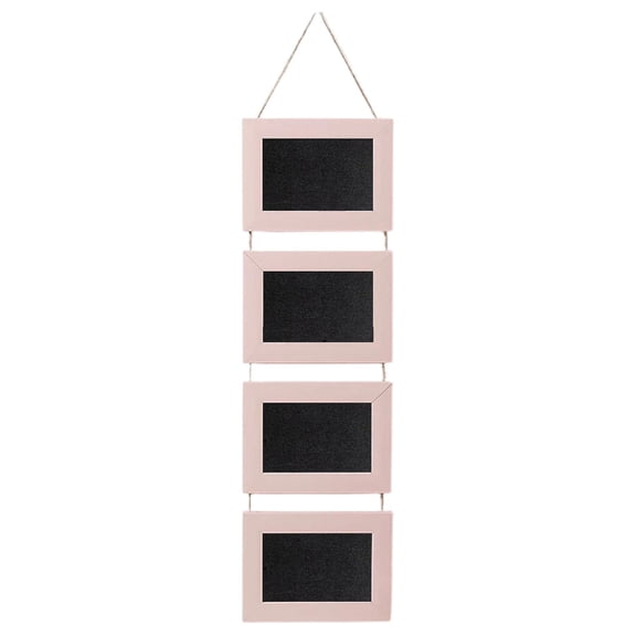 FXMLRLK 4-in-1 4x6'' Wall Hanging Collage Picture Frame, Horizontal Multi-Photo Frame for Wall & Home Decor (Pink)